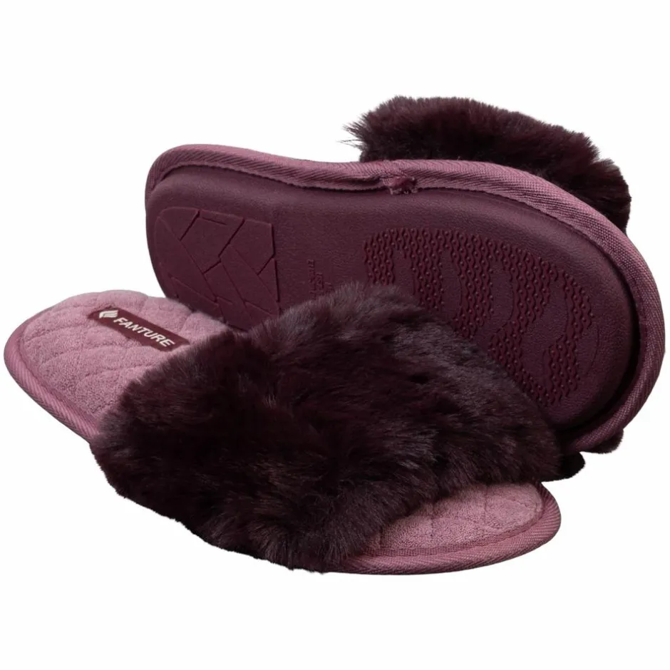 Sale Fanture Dame Hjemmesko - Wine Red