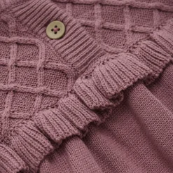 Outlet Fixoni Baby Kjole i økologisk bomuld - Wistful Mauve