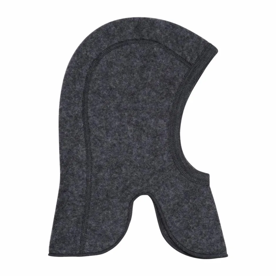 Discount Fixoni Børne Elefanthue i merinould - Dark Grey Melange