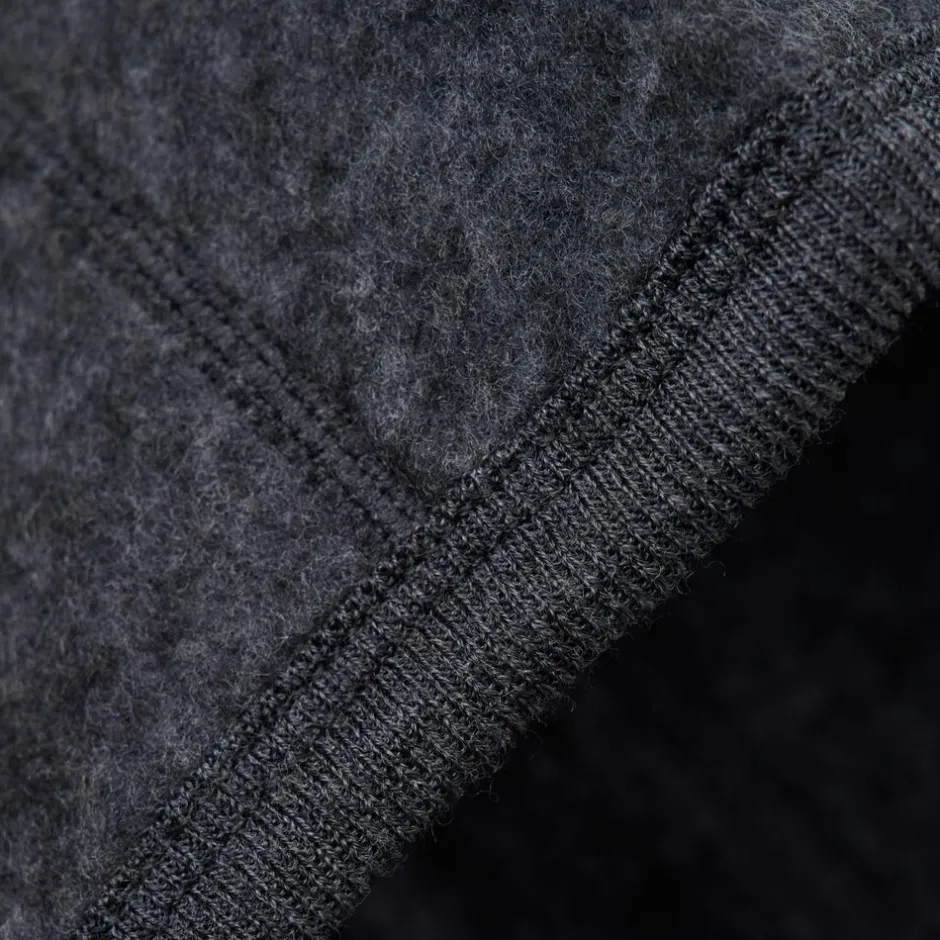 Discount Fixoni Børne Elefanthue i merinould - Dark Grey Melange