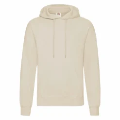 Clearance Fruit of the loom Unisex Hættetrøje - Natural