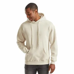 Clearance Fruit of the loom Unisex Hættetrøje - Natural