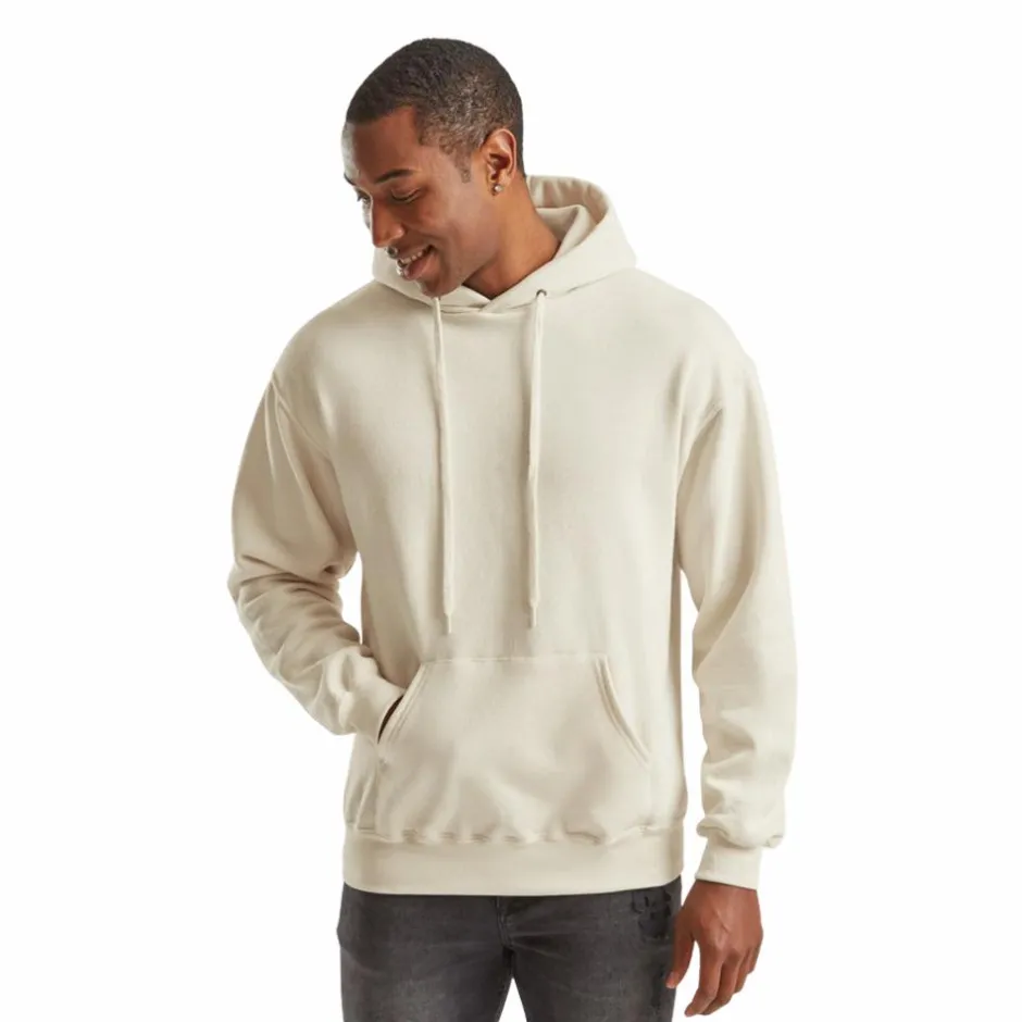 Clearance Fruit of the loom Unisex Hættetrøje - Natural