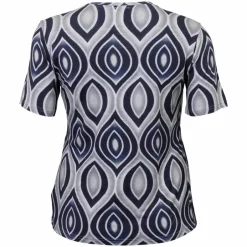 Sale Gabriella K. Dame T-shirt - Navy Comb
