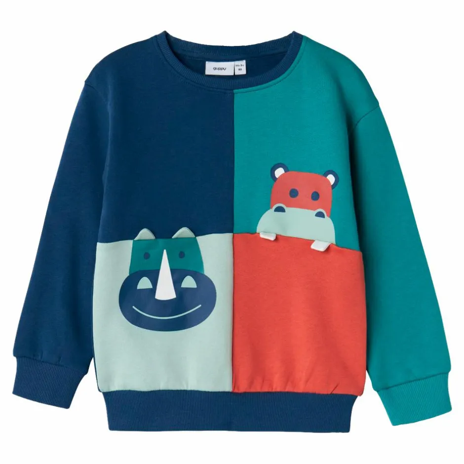 Online Guppy Felinus Drenge Sweatshirt - Insignia Blue