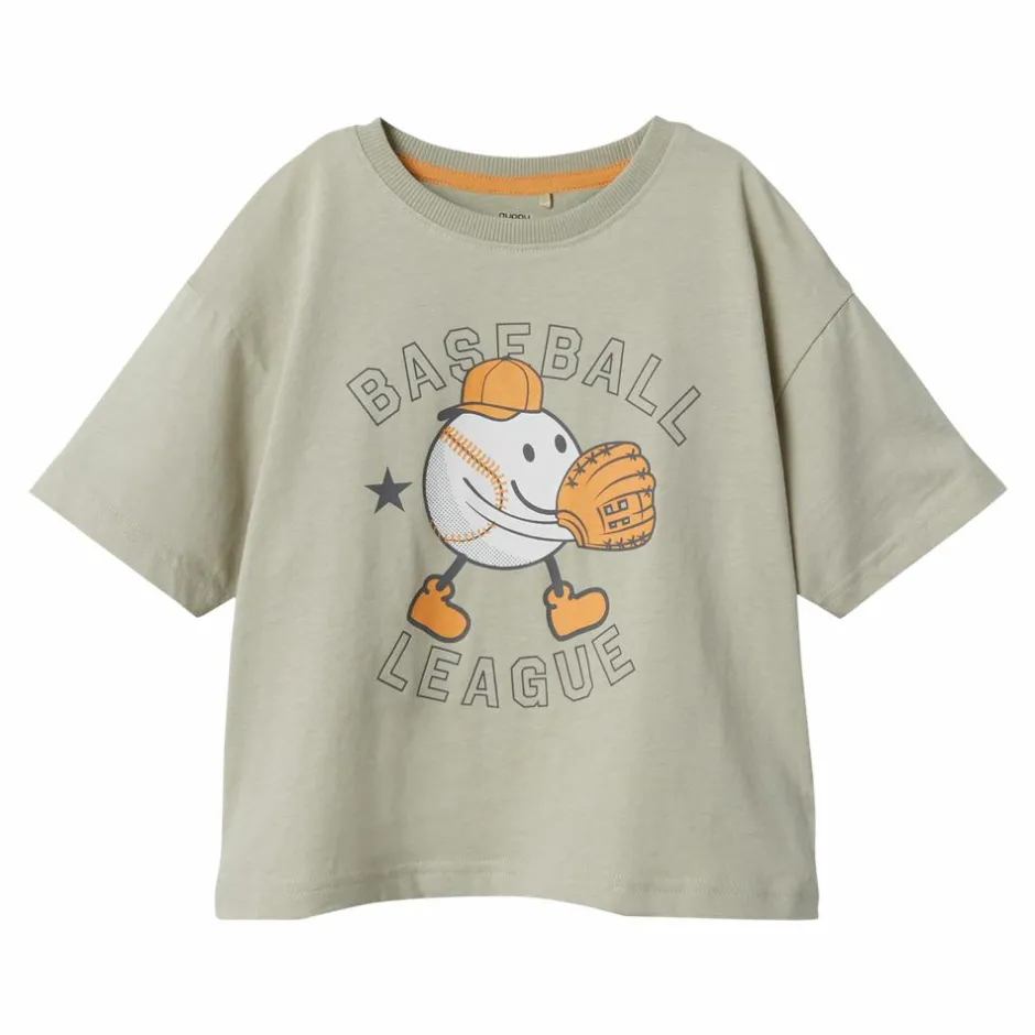 Sale Guppy Fulke Drenge T-shirt - Pussywillow Gray