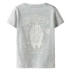 Online Guppy Luna Pige T-shirt - Light Grey Melange