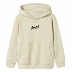 Online Guppy Olli Børne Hættetrøje - Oatmeal