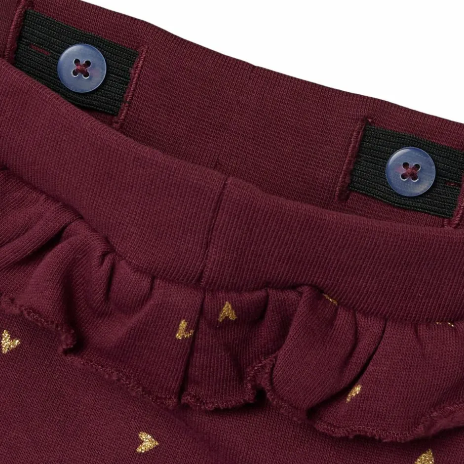 Outlet Guppy Reza Baby Sweatpants - Maroon Banner