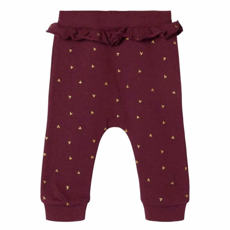 Outlet Guppy Reza Baby Sweatpants - Maroon Banner