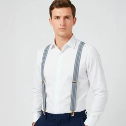 Discount NN Herre Seler - Grå Stribet