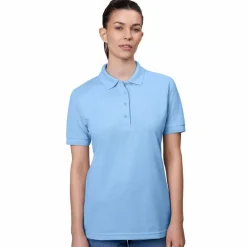 ID Dame Polo - Lys Blå