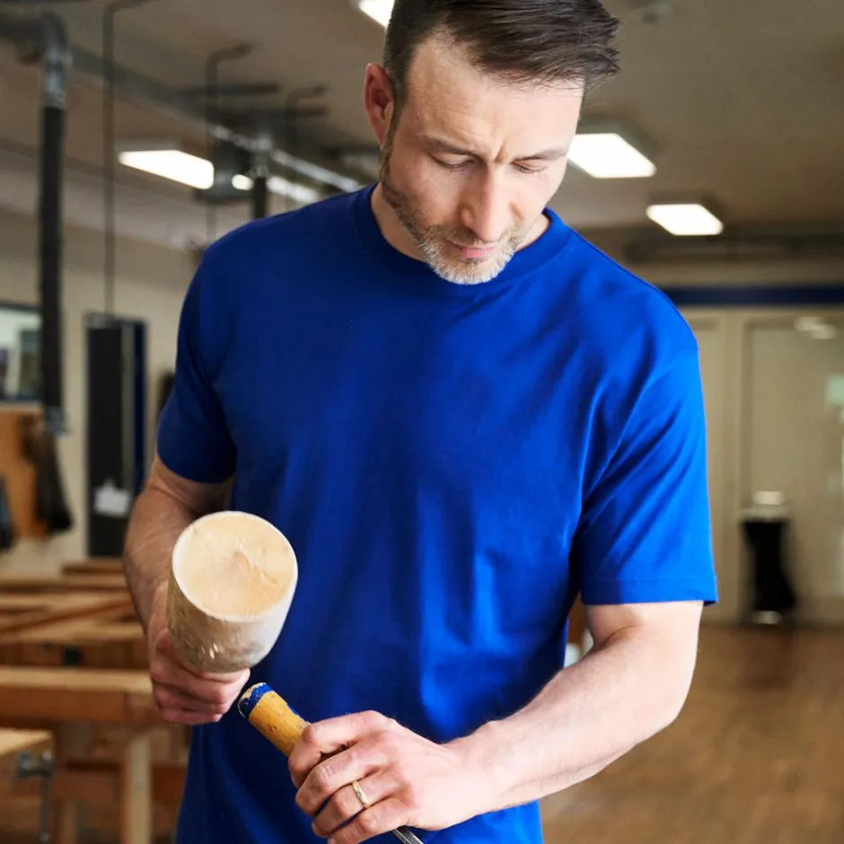 Online ID Game Herre T-shirt - Kongeblå