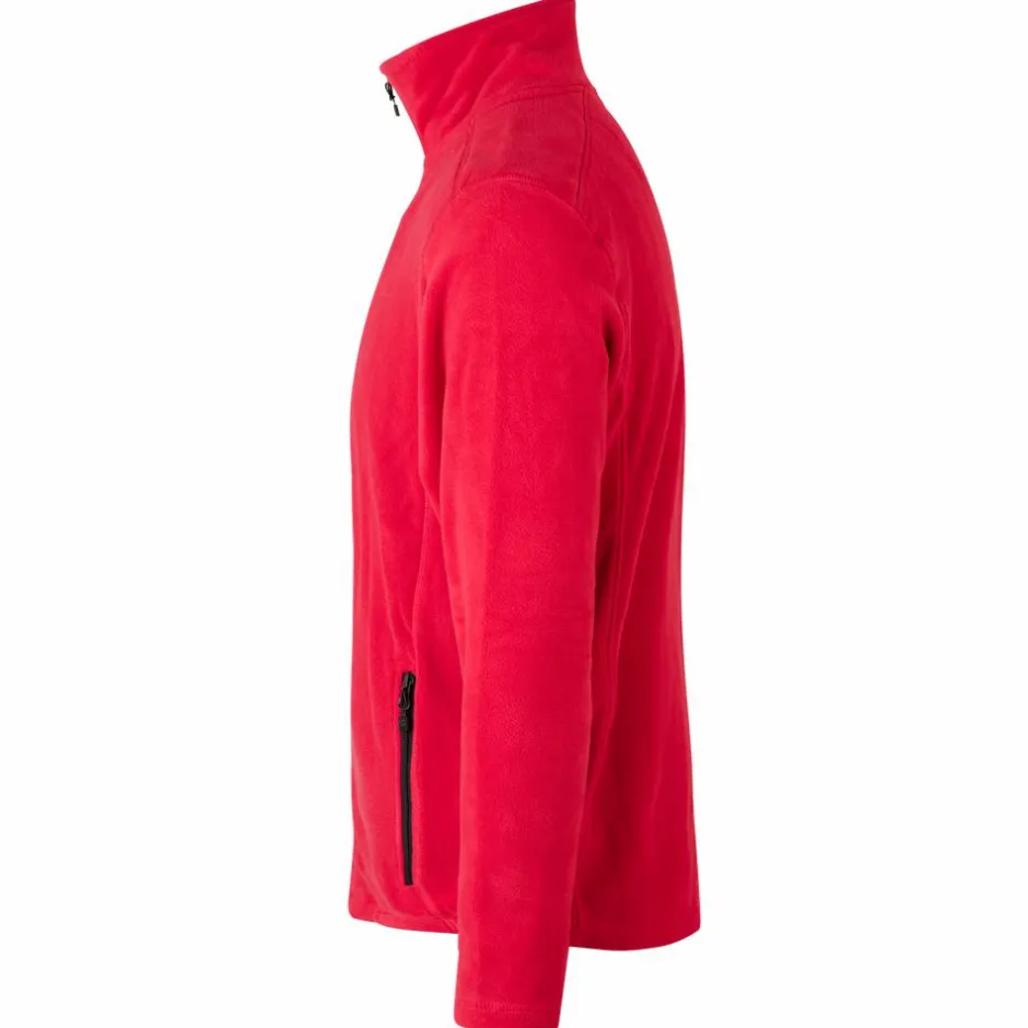 Clearance ID Herre Fleecejakke - Rød
