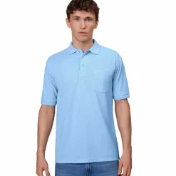 Sale ID Herre Polo - Light Blue