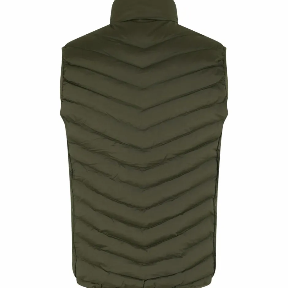 Best ID Herre Vest m. stretch - Oliven