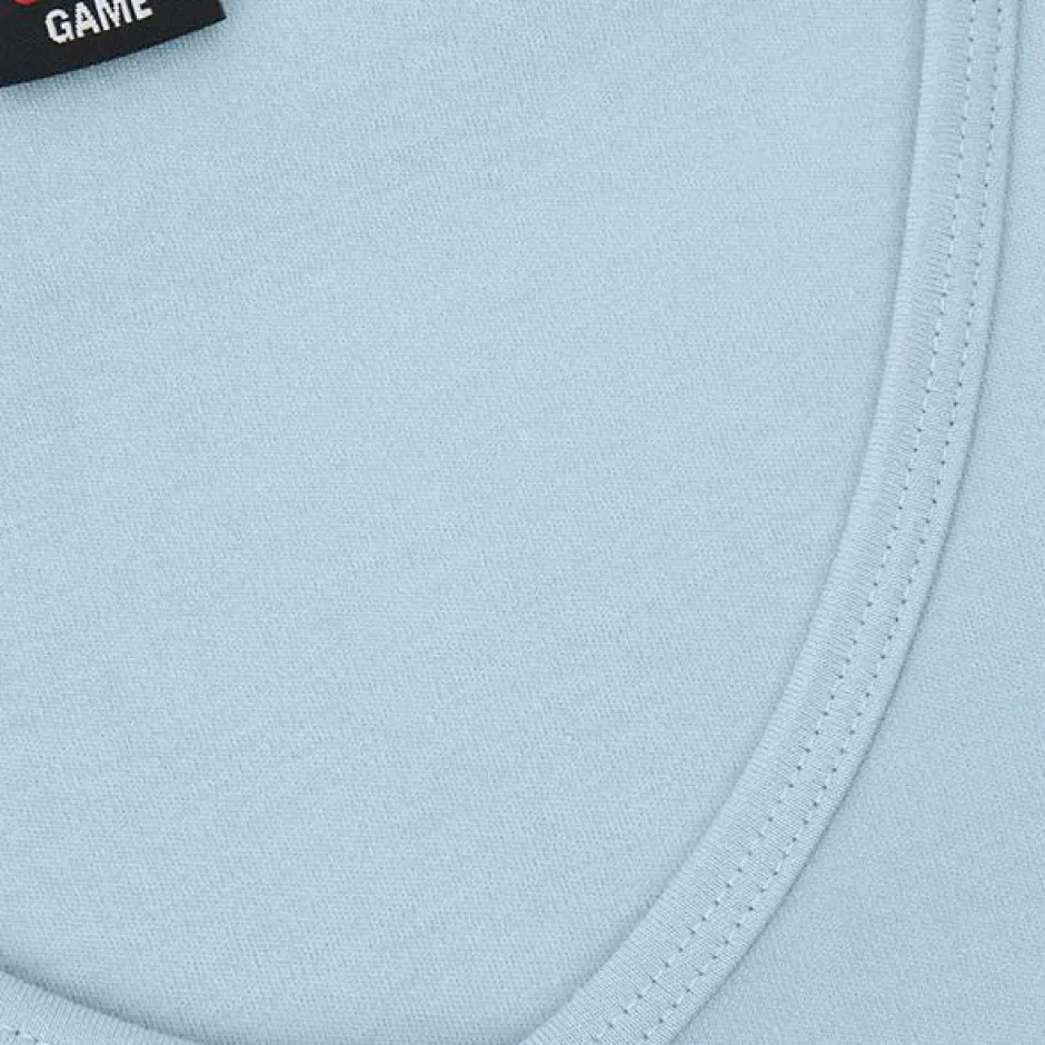 New ID Interlock Dame T-shirt - Light Blue