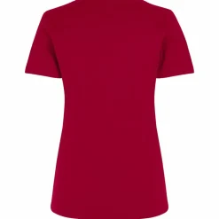 Online ID Interlock Dame T-shirt - Rød