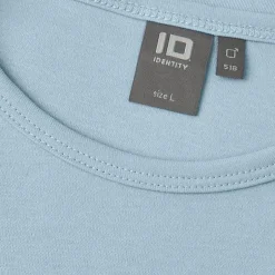 Clearance ID Interlock Herre Langærmet t-shirt - Lys Blå