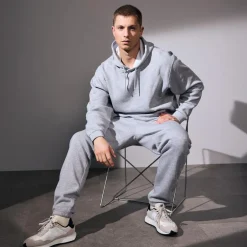 Sale ID Klassisk Unisex Sweatpants - Grå Melange