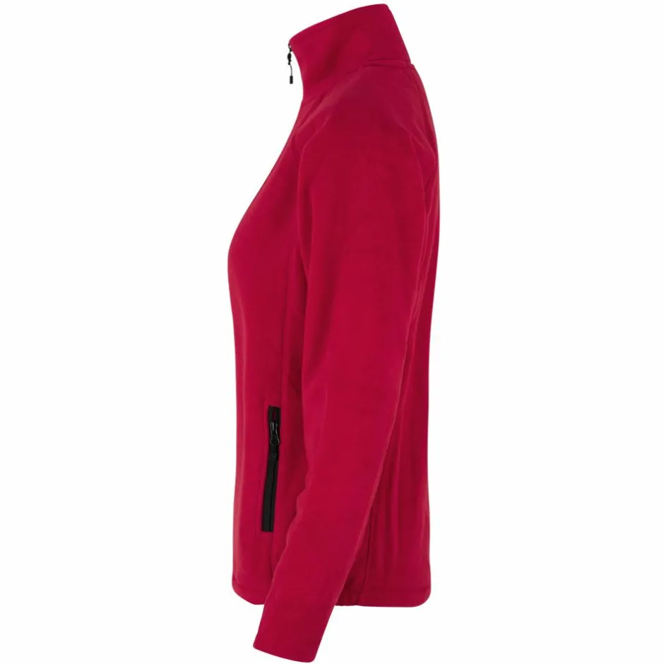 Best ID Microfleece Dame Fleecejakke - Red