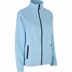 Sale ID Microfleece Dame Fleecejakke - Light Blue