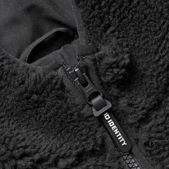 Sale ID Pile Herre Fleecejakke - Sort