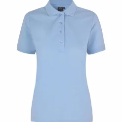 Clearance ID Pro Wear Dame Polo - Light Blue