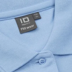 Clearance ID Pro Wear Dame Polo - Light Blue