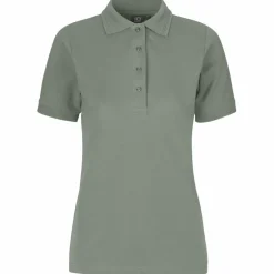 Best ID Pro Wear Dame Polo - Støvet Grøn