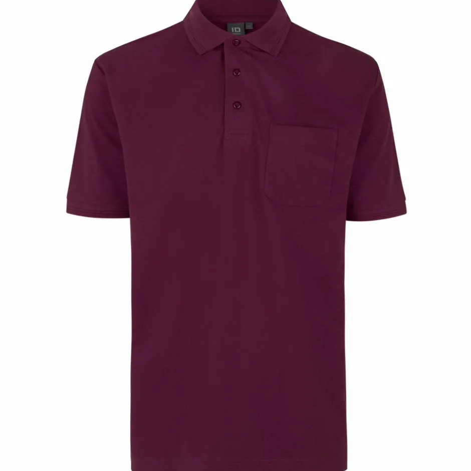 ID Pro Wear Herre Polo - Bordeaux
