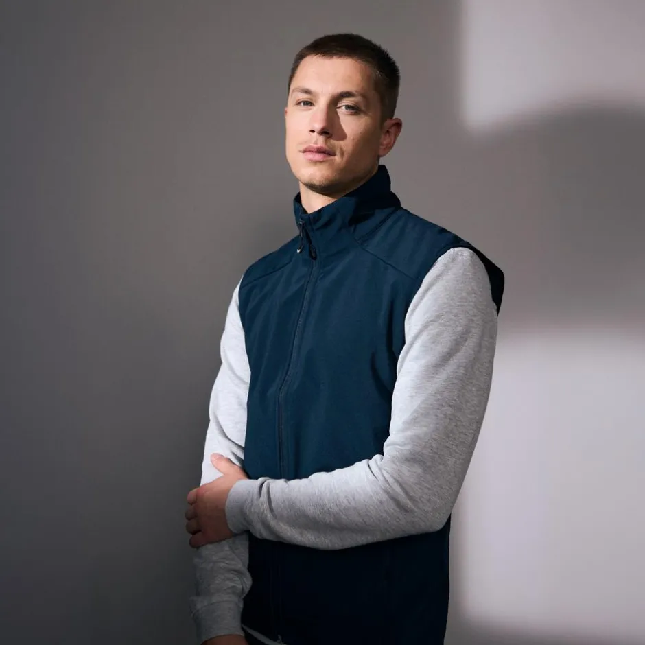 Online ID Softshell Herre Vest - Navy