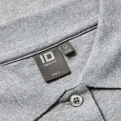 Best ID Stretch Dame Polo - Grå Melange