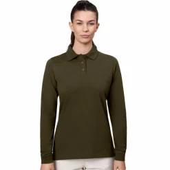Best ID Stretch Dame Polo - Oliven