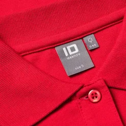 Discount ID Stretch Dame Polo - Rød