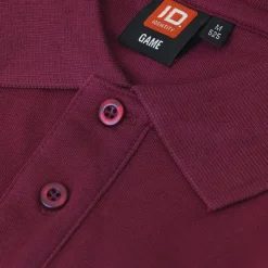 Discount ID Stretch Herre Polo - Bordeaux