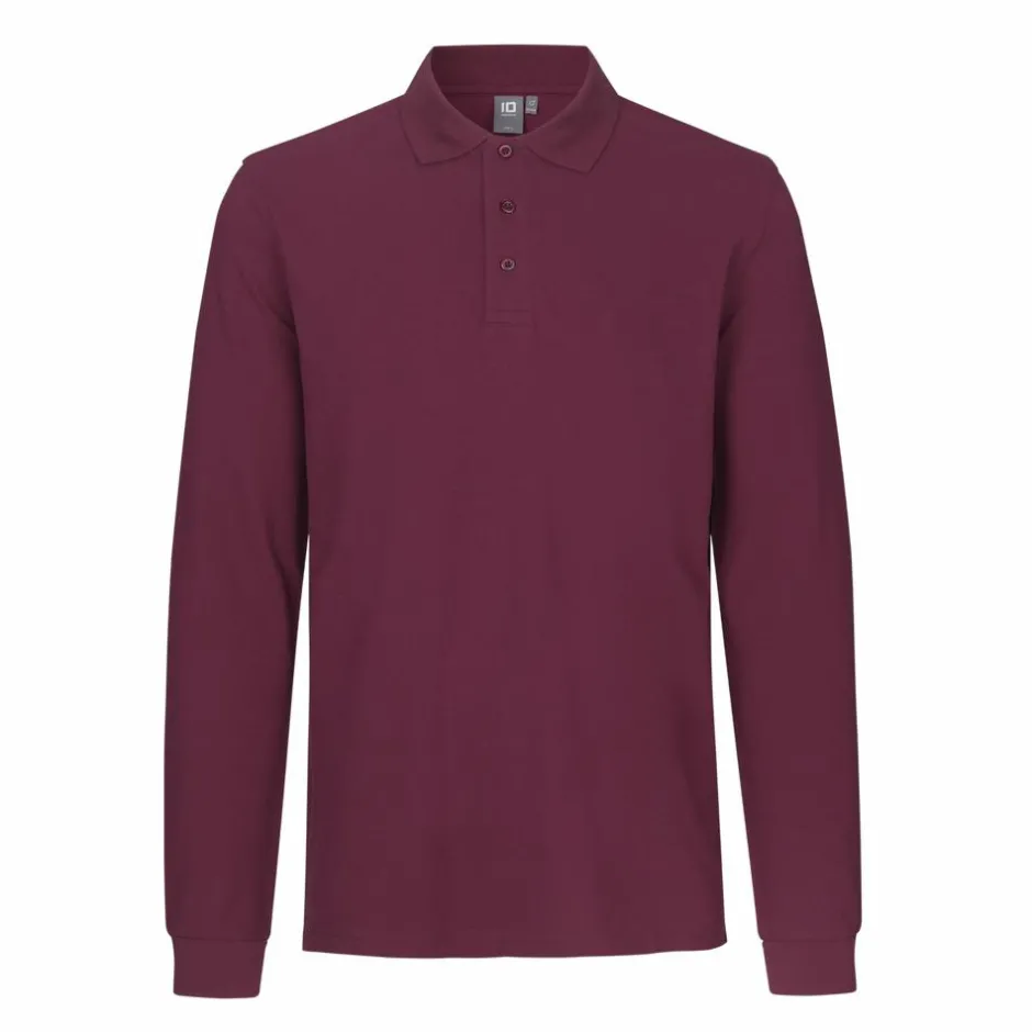 Sale ID Stretch Herre Polo - Bordeaux
