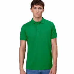 Clearance ID Stretch Herre Polo - Green