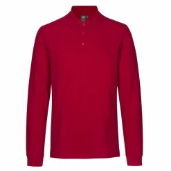 Discount ID Stretch Herre Polo - Rød