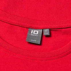 Outlet ID Stretch Herre T-shirt m. stretch - Rød