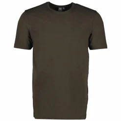 Sale ID Stretch Herre T-shirt m. stretch - Oliven