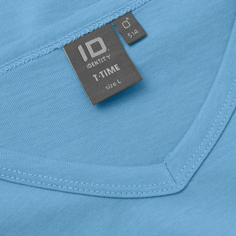 Sale ID T-Time Herre T-shirt - Lys Blå