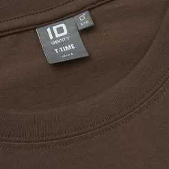 Outlet ID T-Time Herre T-shirt - Mocca