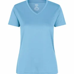 Hot ID YES Active Dame Trænings t-shirt - Cyan