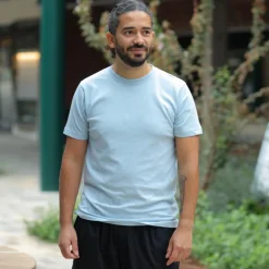 Online ID Yes Herre T-shirt - Lys Blå