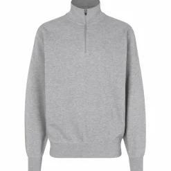 Clearance ID Zip Herre Sweatshirt - Grå Melange