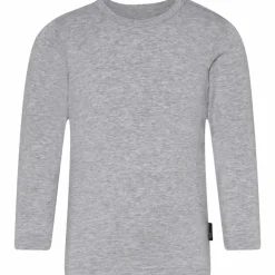 Online JBS OF DENMARK Børne Langærmet t-shirt i bambus - Lys grå melange