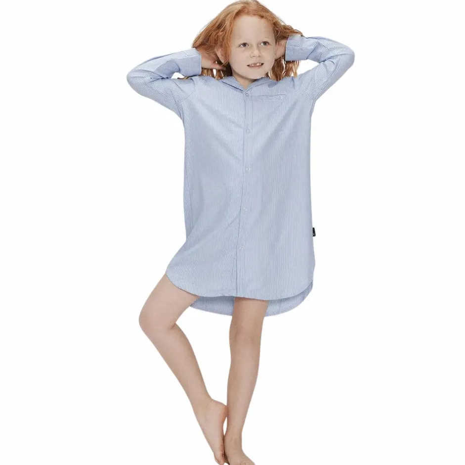 JBS OF DENMARK Pige Natkjole i bambus - Blå