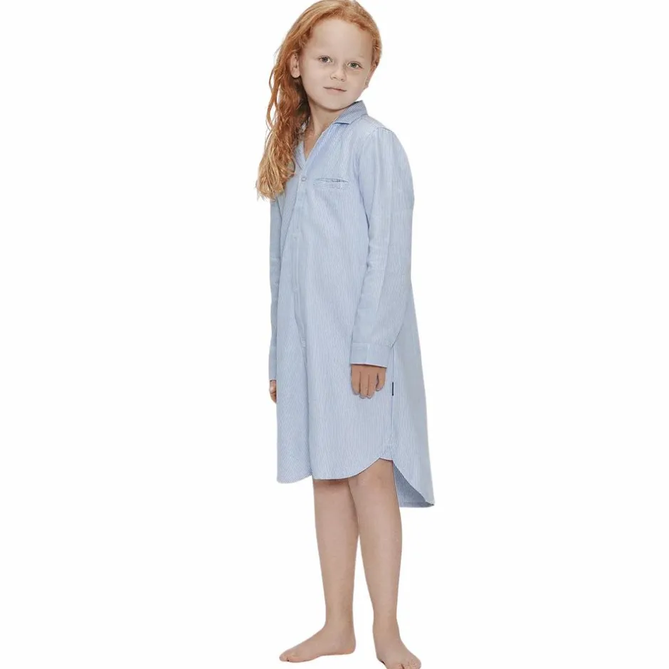 JBS OF DENMARK Pige Natkjole i bambus - Blå