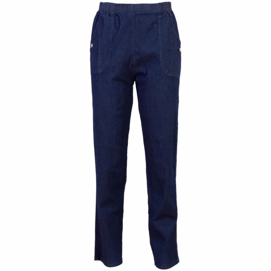Sale J.S.T. For My Dame Bukser - Denim Blue